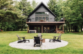 Modern A-Frame Cabin with Hot Tub, Cinema & Games Area